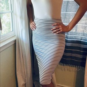 4/$20 Sale                                      Striped Pencil Skirt